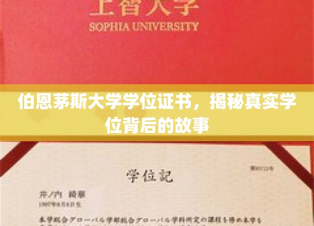 伯恩茅斯大学学位证书，揭秘真实学位背后的故事