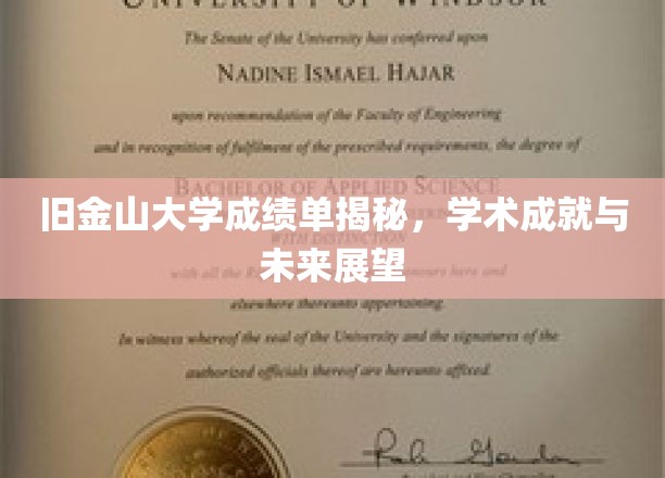 解码旧金山大学卓越成就，未来之星的学术轨迹与未来蓝图