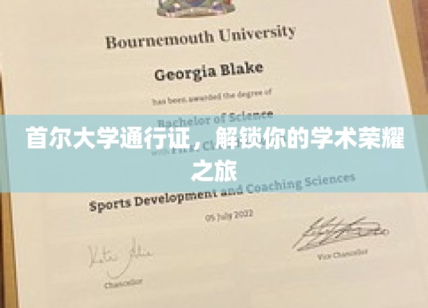 首尔大学通行证，开启你的学术荣耀之旅