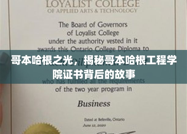 哥本哈根工程学院证书传奇，揭开哥本哈根之光背后的秘密