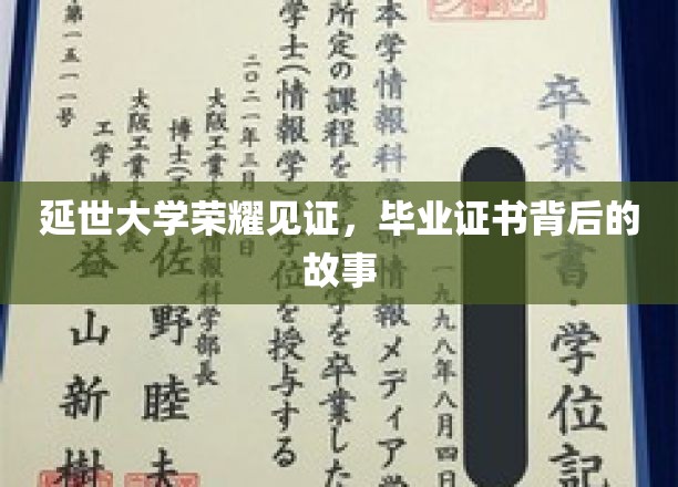 延大荣耀瞬间，揭秘毕业证书背后的不凡历程