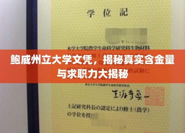 鲍威州立大学文凭含金量揭秘，求职力惊人背后的秘密！