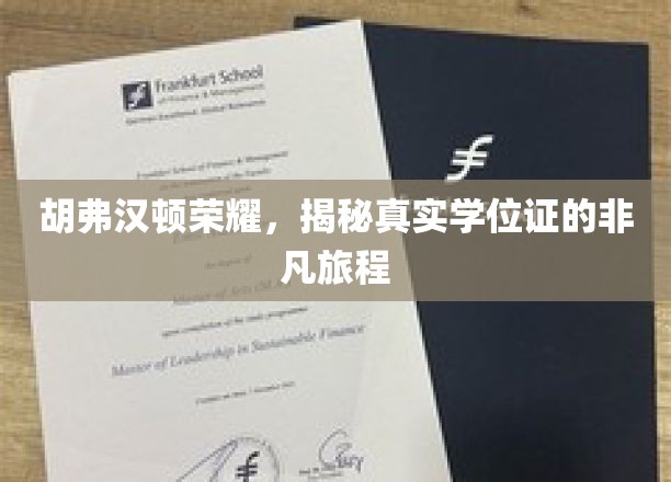 胡弗汉顿荣耀，探寻学位证的非凡旅程