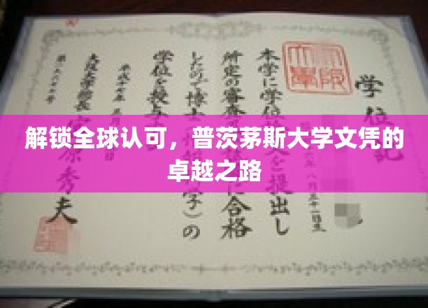 全球通行证，普茨茅斯大学文凭的璀璨前程揭秘