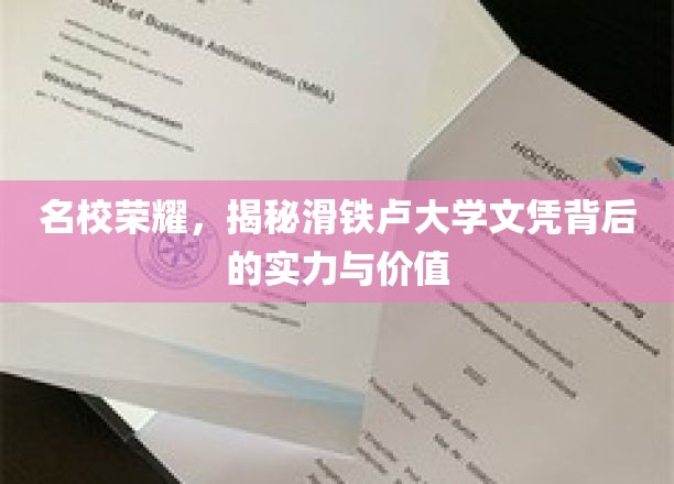名校之光，滑铁卢大学文凭的非凡实力与深远影响