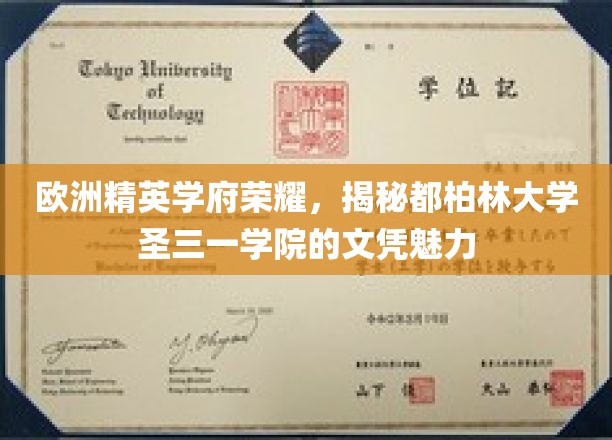 爱尔兰顶尖学府之巅，都柏林圣三一学院文凭的非凡魅力解析