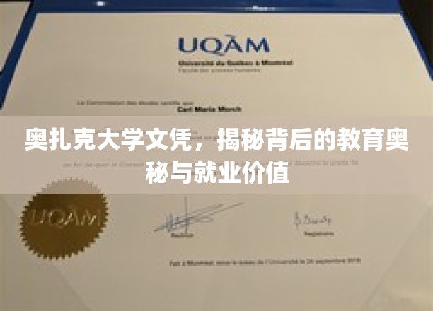 奥扎克大学文凭探秘，解码教育奇迹与职场潜力