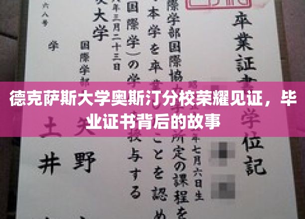 德克萨斯大学奥斯汀分校荣耀见证，毕业证书背后的传奇故事