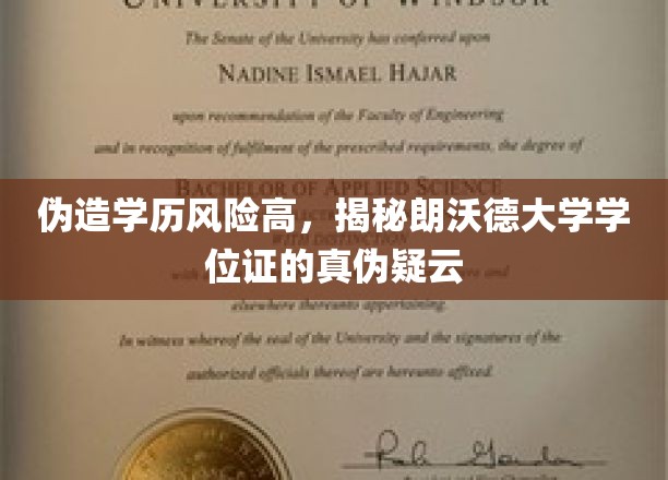 朗沃德大学学位证之谜，伪造学历的暗流涌动，揭秘风险与真相！