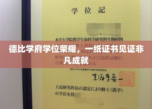 德比学府荣耀之路，学位证书背后的非凡传奇