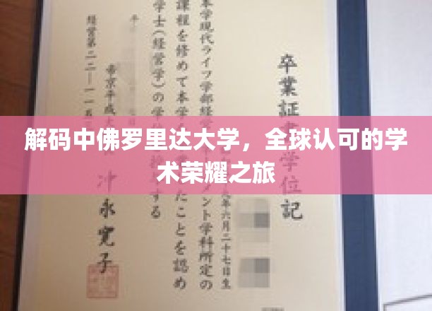 探索中佛罗里达大学，国际声誉背后的学术传奇之旅