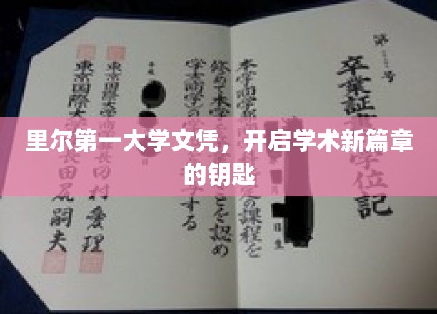 里尔第一大学文凭，开启学术新篇章的钥匙