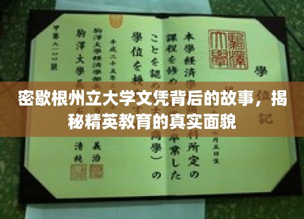 探寻密歇根州立大学文凭背后的秘密，精英教育真相大起底
