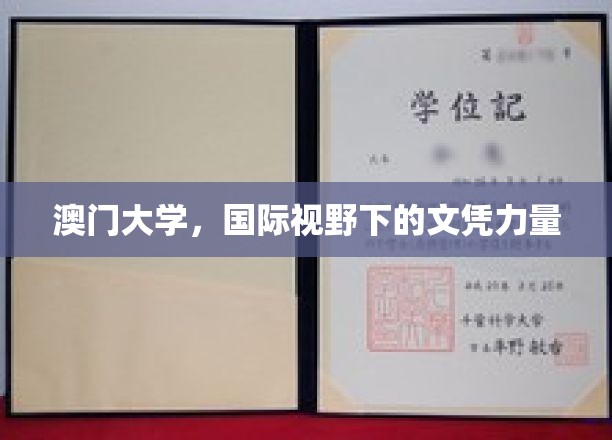跨越国界，澳门大学铸就全球认可的教育辉煌