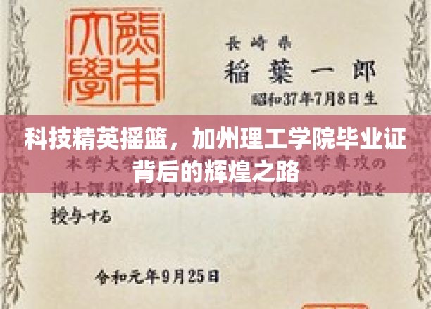 科技巨擘起航之地，加州理工学院毕业证映射的不凡征途