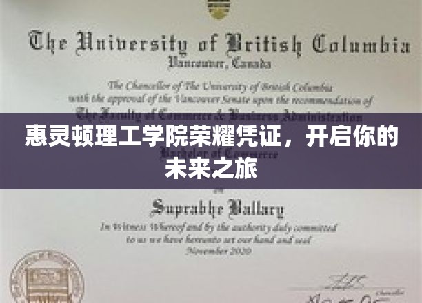 惠灵顿理工学院荣耀通行证，引领你的梦想启航