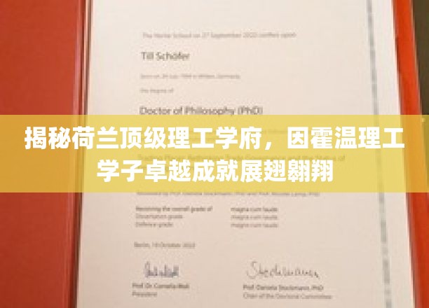 荷兰精英摇篮，因霍温理工学子成就闪耀全球舞台