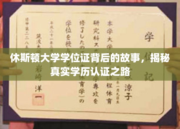 探寻休斯顿大学学位证奥秘，揭秘学历认证背后的真实历程