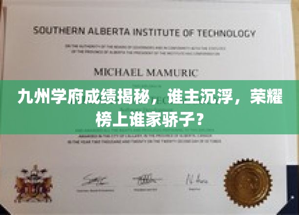 九州学府荣耀榜，成绩风云，谁是新一代学术翘楚？