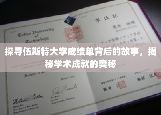 解码伍斯特大学成绩单，揭秘学子辉煌背后的秘密之路