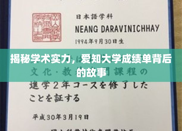 解码学术荣耀，揭秘爱知大学不为人知的成绩单传奇