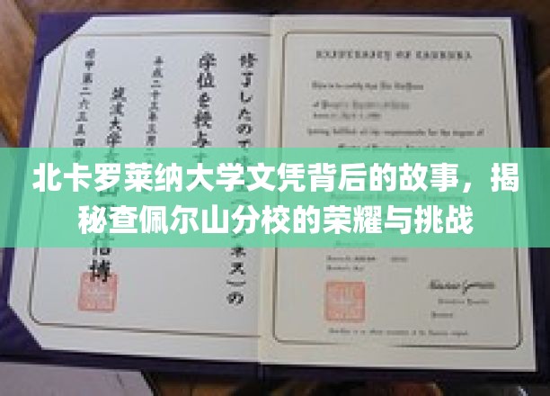 北卡罗莱纳大学文凭背后的故事，揭秘查佩尔山分校的荣耀与挑战
