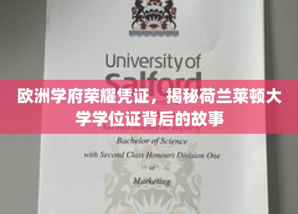 探寻荷兰莱顿大学学位证的荣耀轨迹，欧洲学府的神秘面纱