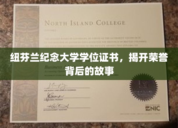 纽芬兰纪念大学荣耀证书，探寻荣誉背后的传奇历程