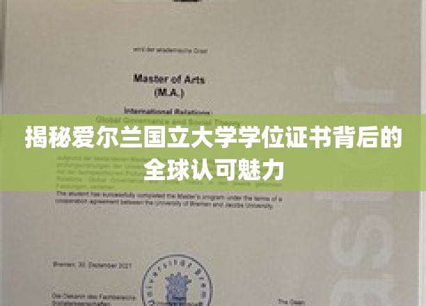 爱尔兰国立大学学位证书背后的全球认可魅力