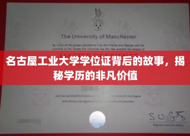名古屋工业大学学位证，探寻学历背后的非凡魅力