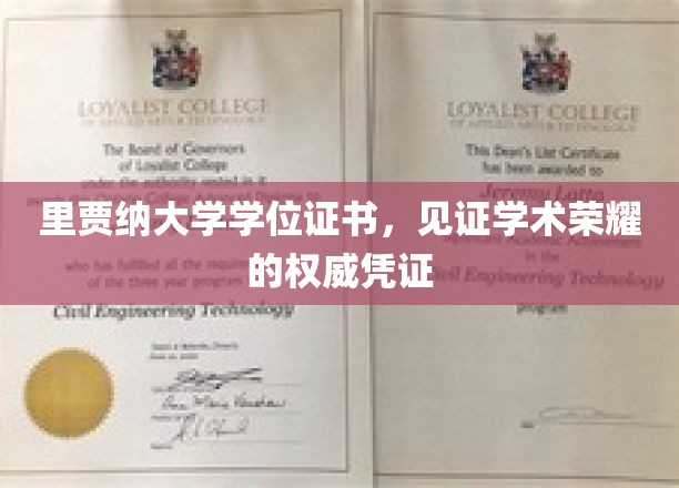 里贾纳大学学位证书，荣耀成就的学术里程碑