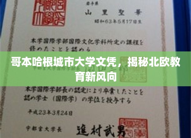 哥本哈根城市大学文凭，揭秘北欧教育新风向