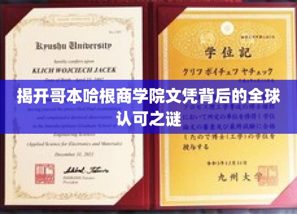 揭开哥本哈根商学院文凭背后的全球认可之谜