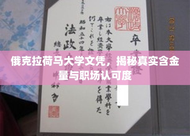 俄克拉荷马大学文凭，揭秘其职场价值与认可度之谜
