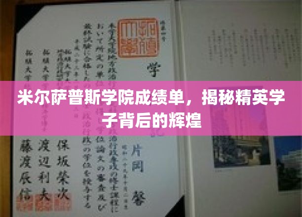 米尔萨普斯学院学霸秘籍，揭开优秀学子的成长之路