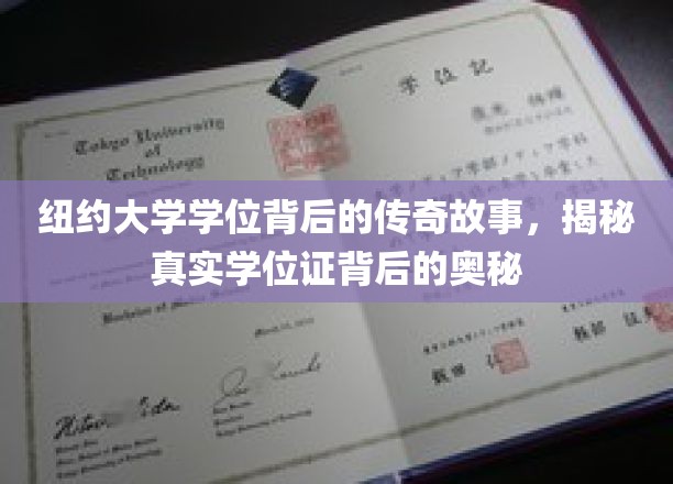 纽约大学学位背后的传奇故事，揭秘真实学位证背后的奥秘