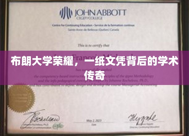 布朗大学荣耀，一纸文凭背后的学术传奇