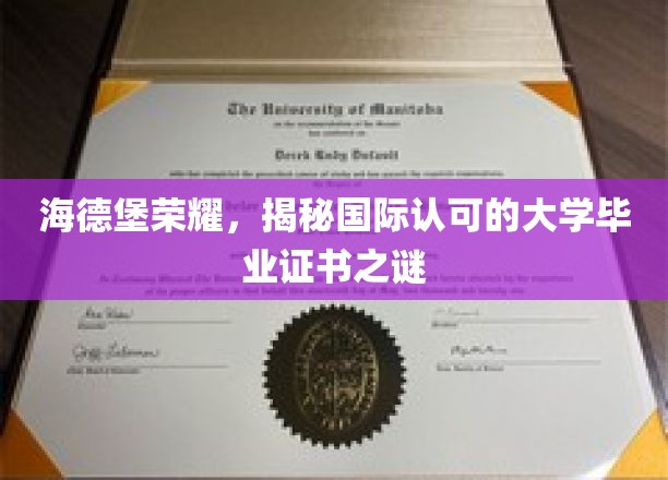 探寻海德堡大学的荣耀之谜，国际认证学历背后的秘密