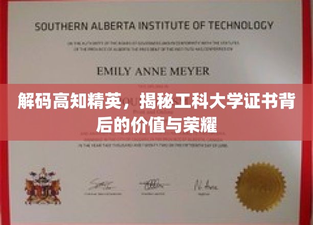 解码高知精英，揭秘工科大学证书背后的价值与荣耀