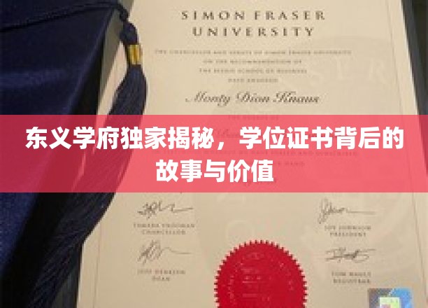 解码东义学府，学位证书背后的神秘价值与传奇故事
