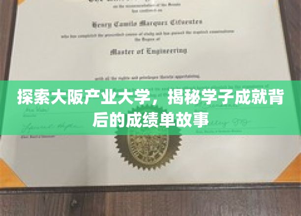 探访大阪产业大学，揭示学子辉煌成就背后的成绩单故事