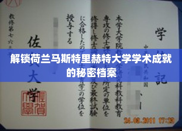解锁荷兰马斯特里赫特大学学术成就的秘密档案