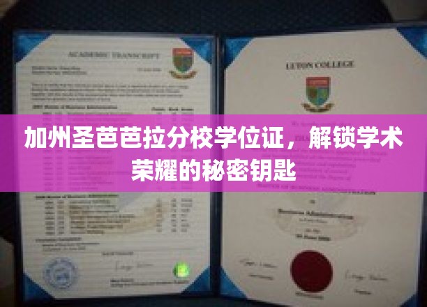 加州圣芭芭拉名校学位证，解锁学术殿堂的神秘钥匙