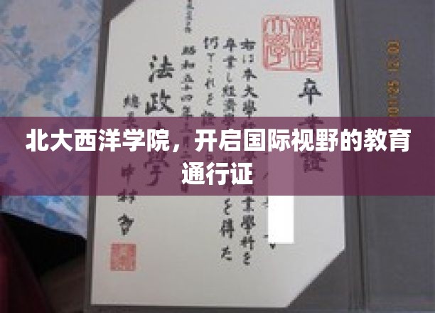 北大西洋学院，开启国际视野的教育通行证