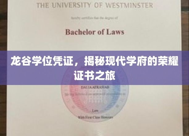 龙谷学位凭证，探索现代学府荣耀背后的独特印记