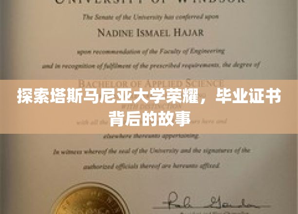 探索塔斯马尼亚大学荣耀，毕业证书背后的故事