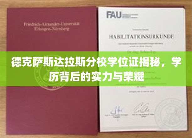 德克萨斯达拉斯分校学位证揭秘，学历背后的实力与荣耀