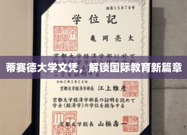 蒂赛德大学文凭，引领全球教育新纪元