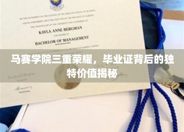 马赛学院毕业证，揭开三重荣耀背后的非凡魅力