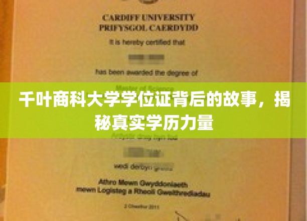 千叶商科大学学位证，探寻学历背后的真实影响力与传奇故事